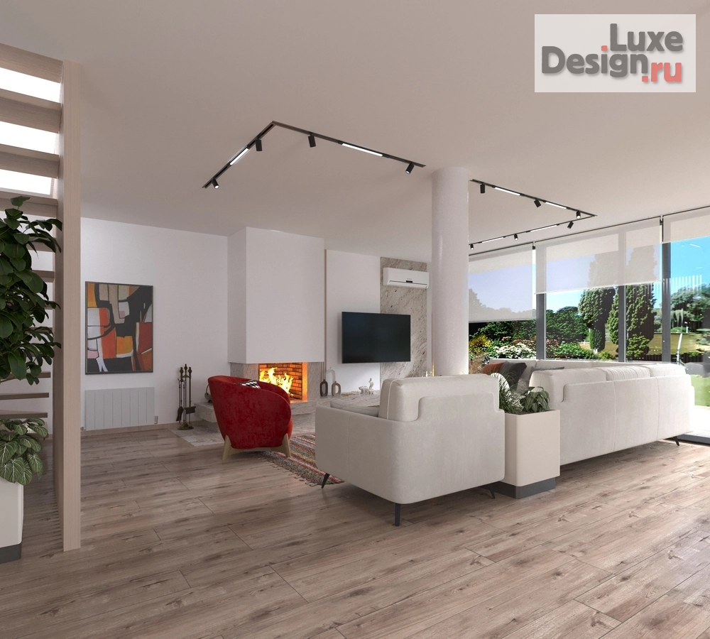 Частная архитектура "ДИЗАЙН-ПРОЕКТ интерьеров дома в Испании (Барселона) общей площадью 228 м2" (фото 4)