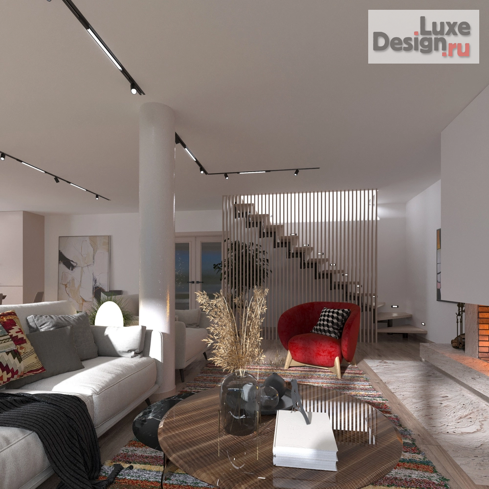 Частная архитектура "ДИЗАЙН-ПРОЕКТ интерьеров дома в Испании (Барселона) общей площадью 228 м2" (фото 6)