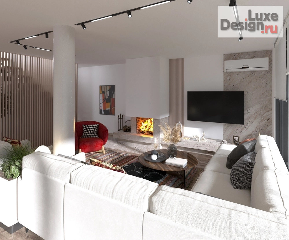 Частная архитектура "ДИЗАЙН-ПРОЕКТ интерьеров дома в Испании (Барселона) общей площадью 228 м2" (фото 7)