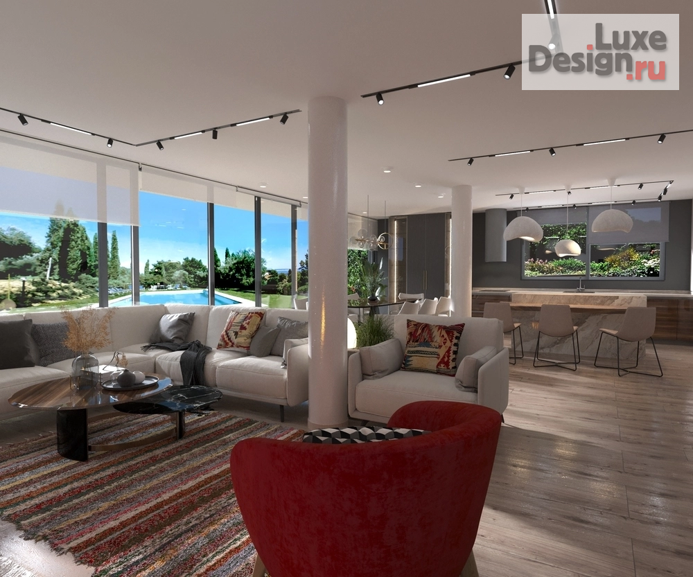 Частная архитектура "ДИЗАЙН-ПРОЕКТ интерьеров дома в Испании (Барселона) общей площадью 228 м2" (фото 8)