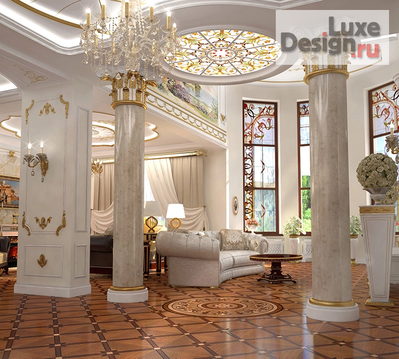 Дизайн интерьера загородного дома "дизайн интерьера загородного дома площадью 300 кв.м." (фото 5)