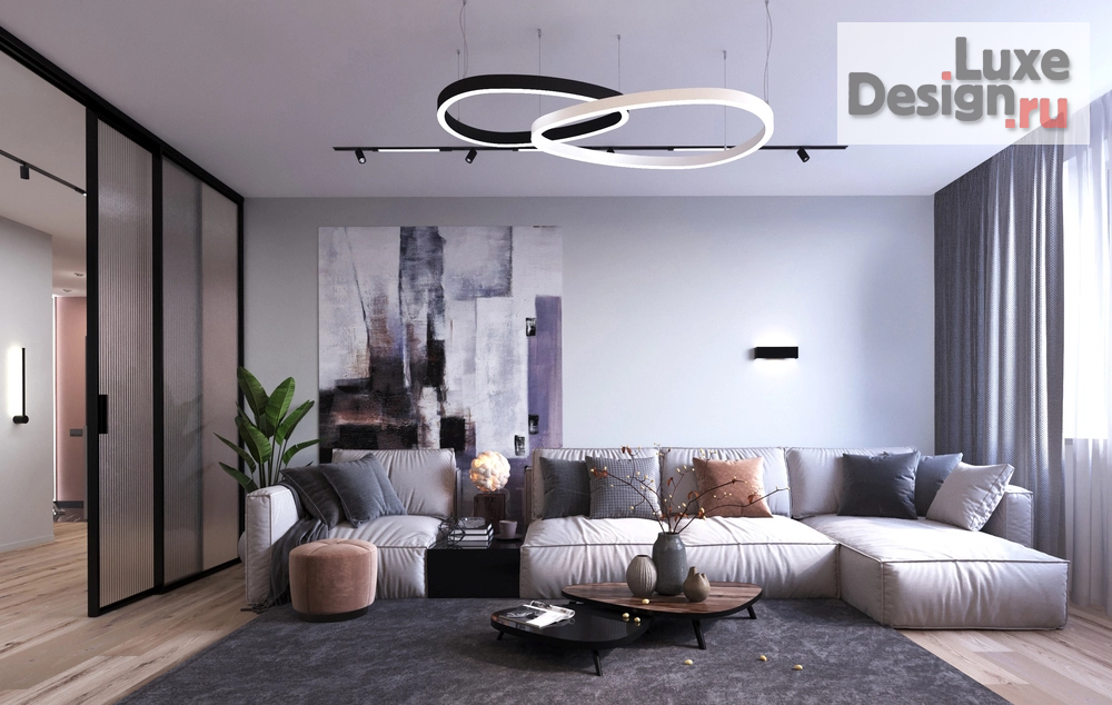 Дизайн интерьера квартиры "Дизайн интерьера квартиры площадью 108 м2 в Уфе" (фото 1)