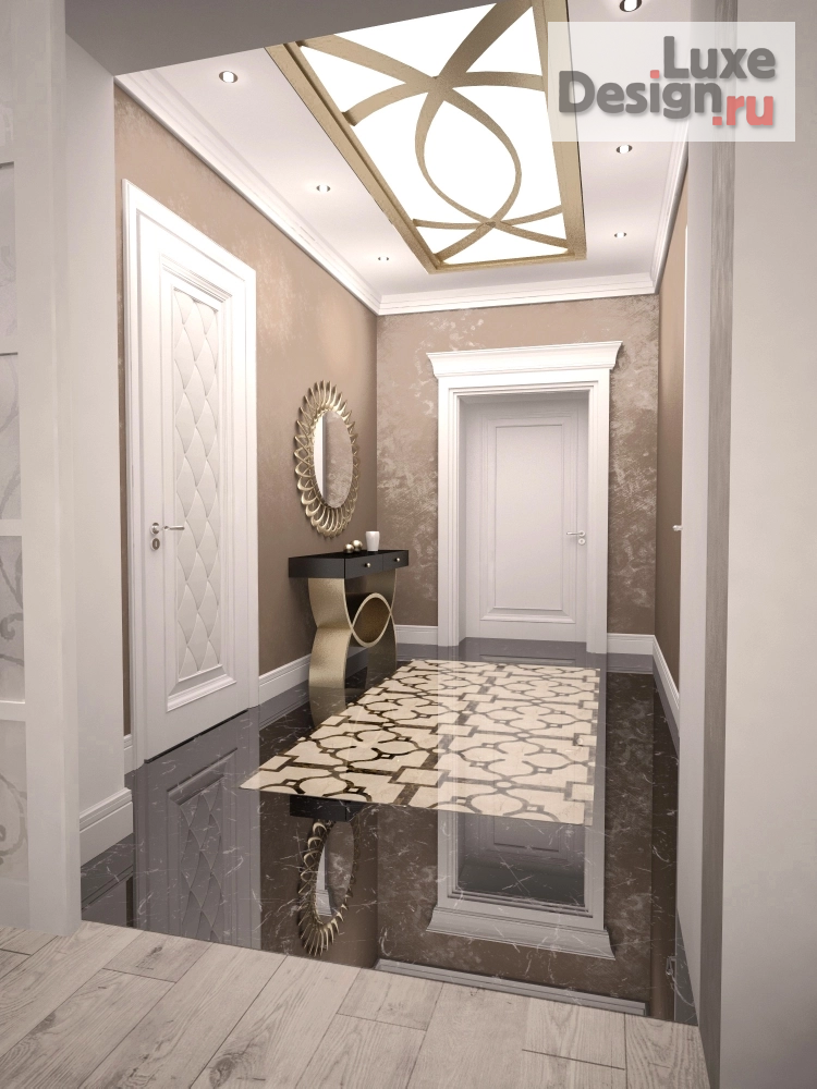 Дизайн интерьера загородного дома "Дизайн дома в стиле Ар деко пл. 185 м2" (фото 5)