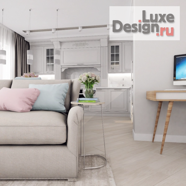 Дизайн интерьера комнаты "Дизайн кухни-гостиной" (фото 5)