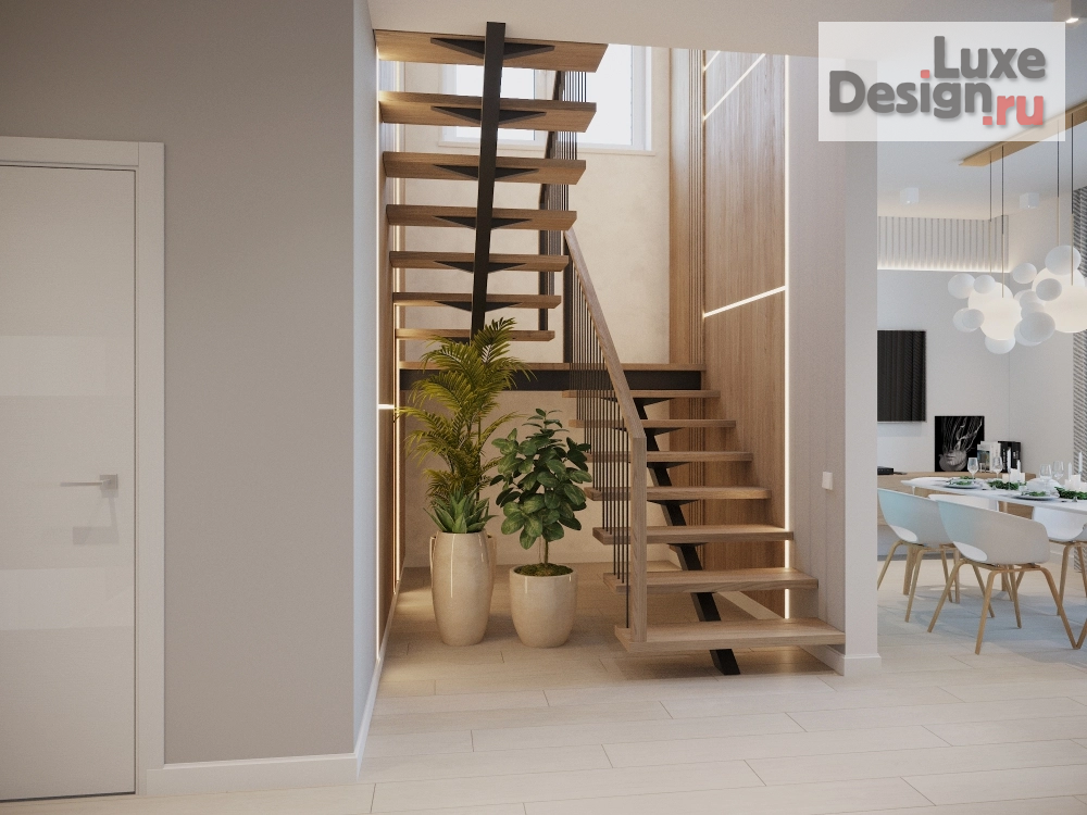 Дизайн интерьера квартиры "1 этаж 2-этажной квартиры в Уфе" (фото 10)