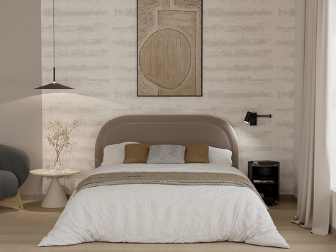 Дизайн интерьера в Уфе "Спальня в стиле Джапанди: New buro, Седюк Любовь"