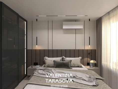 Дизайн интерьера в Уфе "Спальня"